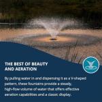 Kasco VFX Series 1/2HP Pond Fountain Aerator