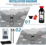 1HP Floating Stainless Steel Pond Fountain Aerator