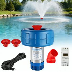 750W Dual-Function Pond Fountain Aerator Pump