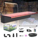 Multi-Color LED Waterfall Spillway Fountain Kit
