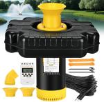 1HP Floating Pond Fountain Aerator Pump, 15000 GPH