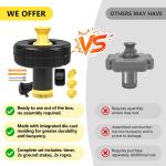 1HP Floating Pond Fountain Pump, 15000 GPH