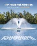 SURAIELEC 1HP Floating Pond Fountain Aerator