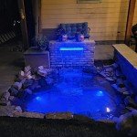 Multi-Color LED Waterfall Spillway Fountain Kit