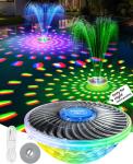 Upgraded Solar Pool Fountain with Light Show