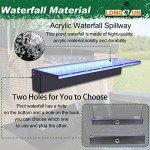 Multi-Color LED Waterfall Spillway Fountain Kit