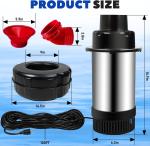 Powerful 15000 GPH Floating Pond Fountain Aerator