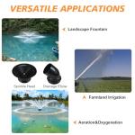 Powerful Floating Pond Fountain Aerator with Timer