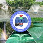 15000 GPH Floating Pond Fountain Aerator with Timer