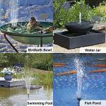 Upgraded Solar Fountain Pump Kit for Outdoors