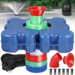 15000 GPH Floating Pond Fountain Aerator with Timer