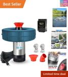 750W RGB LED Pond Fountain with Light Show