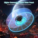 Solar Powered Fountain with 7 Nozzles and Pipes