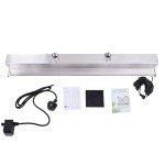 Stainless Steel 35.4” Pool Fountain with LED Light