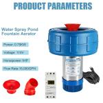 750W 1HP Pond Fountain Pump 15000GPH