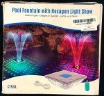 Solar Floating Fountain with Light Show