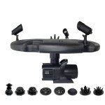 1.5 HP Floating Pond Fountain with Color-Changing Lights