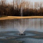 1.5 HP Floating Pond Fountain with Color-Changing Lights