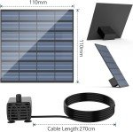 Floating Solar Fountain Pump for Ponds & Bird Baths