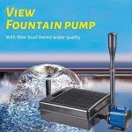 All-in-One Submersible Pond Fountain Pump Kit