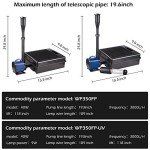 All-in-One Submersible Pond Fountain Pump Kit