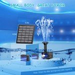 Floating Solar Fountain Pump for Ponds & Bird Baths