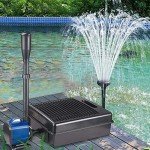 All-in-One Submersible Pond Fountain Pump Kit