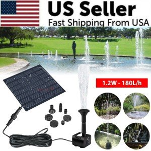 Solar Floating Fountain Pump for Bird Baths & Ponds