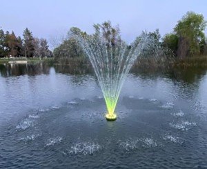 Pro PJ-8000 Floating Fountain with LED Lights