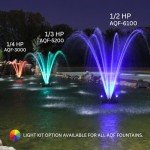Half Price 1/2 HP Floating Pond Fountain