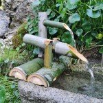 Solar Bamboo Fountain for Zen Garden Relaxation