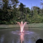 1/3 HP Floating Pond Fountain with Color-Changing Lights