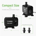 400 GPH Submersible Water Pump for Ponds