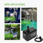 400 GPH Submersible Water Pump for Ponds