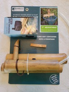 Bamboo 7" Zen Water Fountain Kit