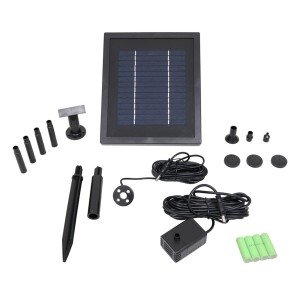 Solar Fountain Pump Kit with Battery - 65 GPH