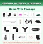 30cm Stainless Steel Pond Waterfall Spillway Kit