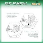 30cm Stainless Steel Pond Waterfall Spillway Kit