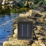 Solar Fountain Pump Kit with Battery - 65 GPH