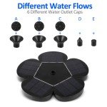 Solar Floating Fountain Pump for Garden Ponds