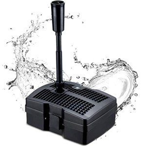 4-in-1 Pond Water Pump with Fountain Kits