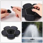 Solar Floating Fountain Pump for Garden Ponds