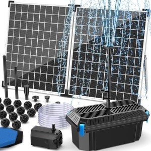 Solar Pond Fountain Pump with Filter Kit