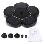 Solar Floating Fountain Pump for Garden Ponds