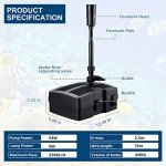 4-in-1 Pond Water Pump with Fountain Kits