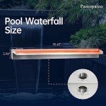 Stainless Steel Koi Pond Fountain with LED Lights