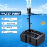 4-in-1 Pond Water Pump with Fountain Kits