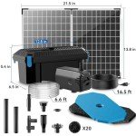 Solar Pond Fountain Pump with Filter Kit