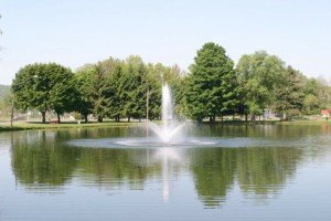 1.2 HP Floating Pond Fountain with Light & Timer