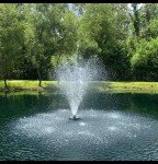 Floating Fountain with Lights for Ponds